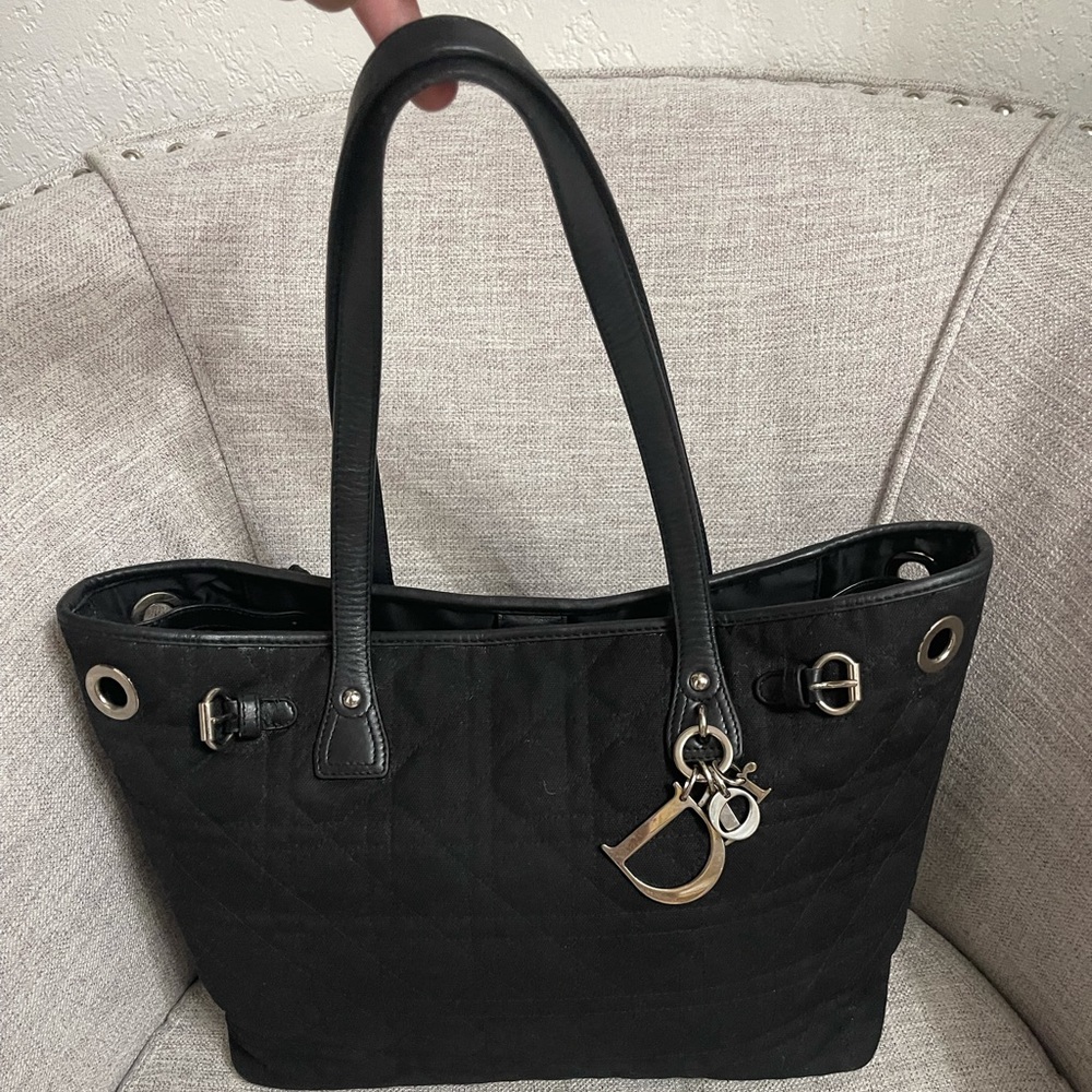 SALE christian dior canvas tote bag